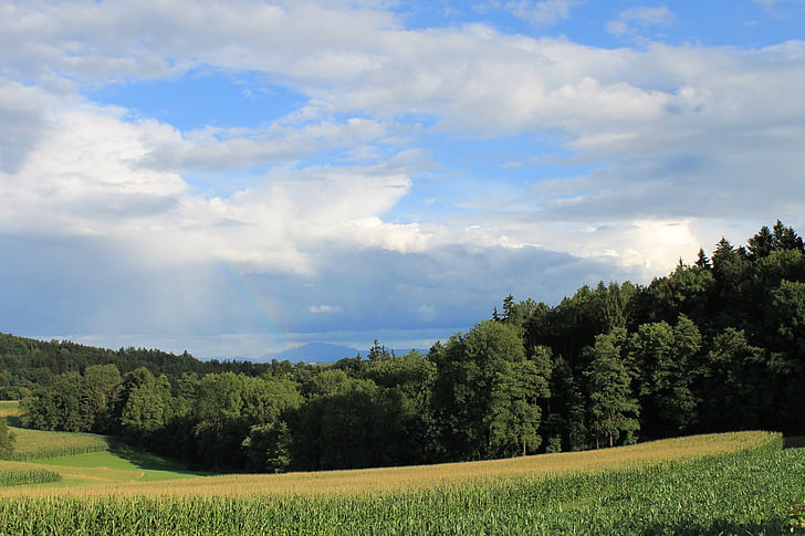 clouds, landscape, sky, panorama, nature
