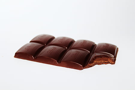 brun, lindtt, chocolat, bar, tablettes de chocolat, aliments sucrés, chocolat noir