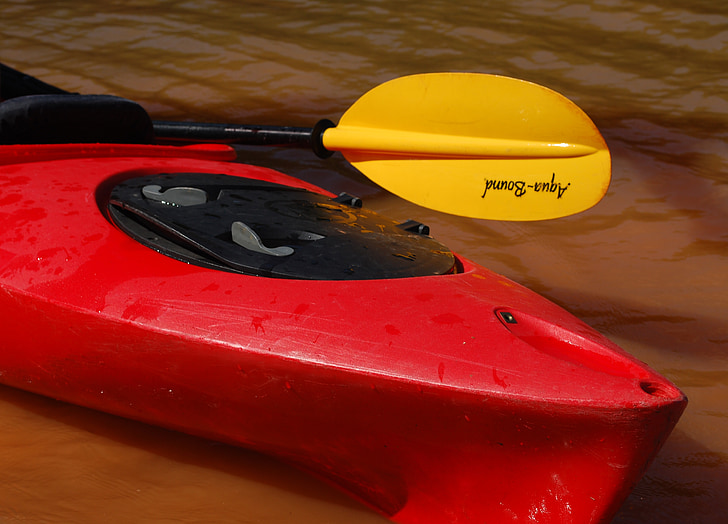 kayak, paddle, boat, outdoors, lake, paddling, canoe
