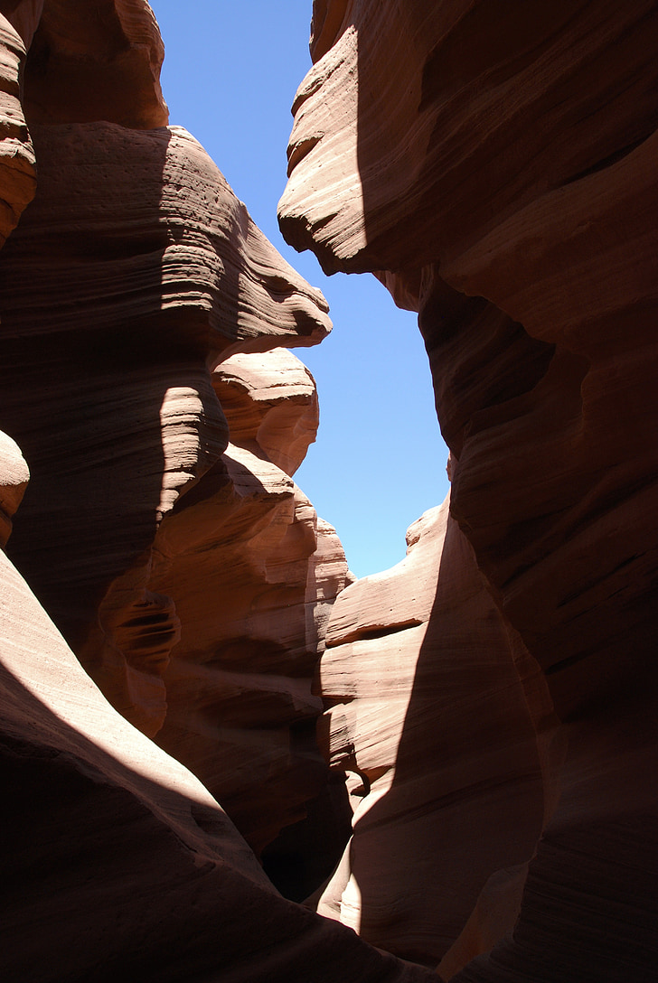 Antelope canyon, Аризона, САЩ, каньон, дефиле, рок, пясъчник