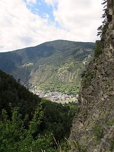 Andorra, pegunungan, musim panas