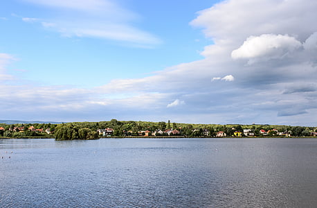 пейзаж, Чешки, езеро, Прага