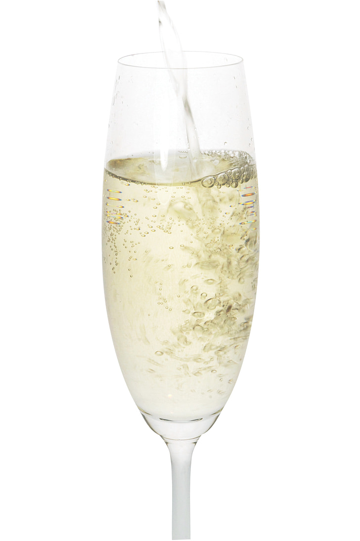Champagne, celebrar, alcohol, bebida, vidrio, alcohólica, bebida alcohólica
