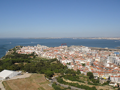 Лисабон, Португалия, море, град
