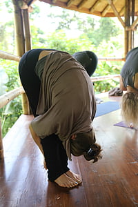 Yoga, nach vorne Falten, Costa Rica