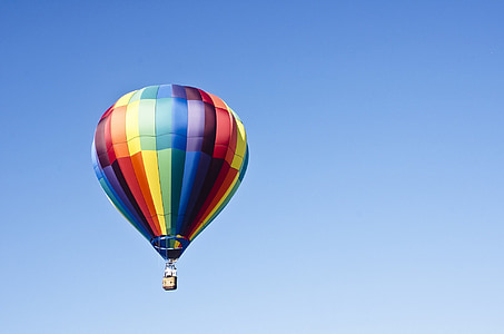 sıcak hava balonu, yüzen, eğlenceli, renkli, Hava, araç, seyahat