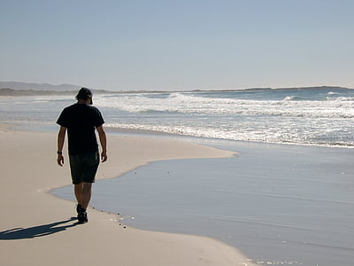 пляж, расслабиться, Лето, ходьба, Счастливый, Открытый, образ жизни