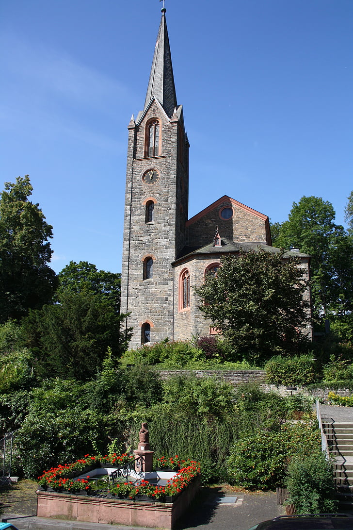 kirkko, muistomerkki, kulttuuri, Paha, Berleburg, arkkitehtuuri, rakennus