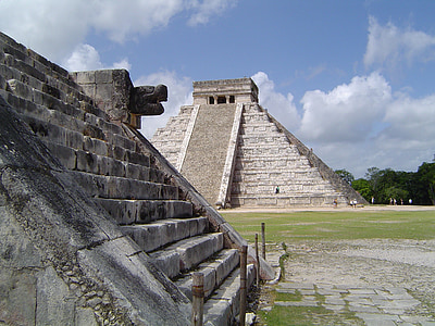Meksiko, Piramida, Maya, arsitektur, Pariwisata, Maya, Yucatan