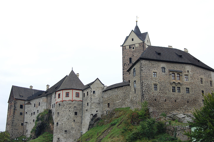 dvorac, brdo, spomenik, Stari, zgrada