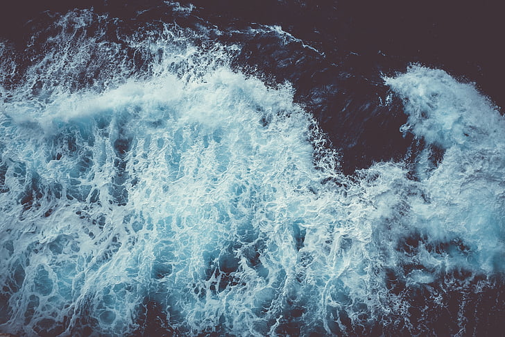 Já?, oceán, voda, vlny, Příroda, Splash, vlna