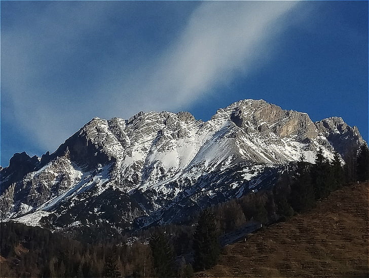 Hochfilzen, gore, sneg