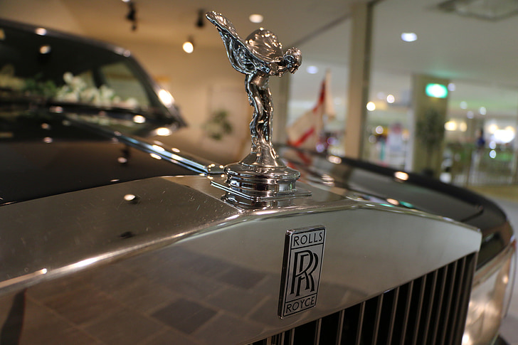 Rolls royce, samochód, godło, luksusowy samochód, znak