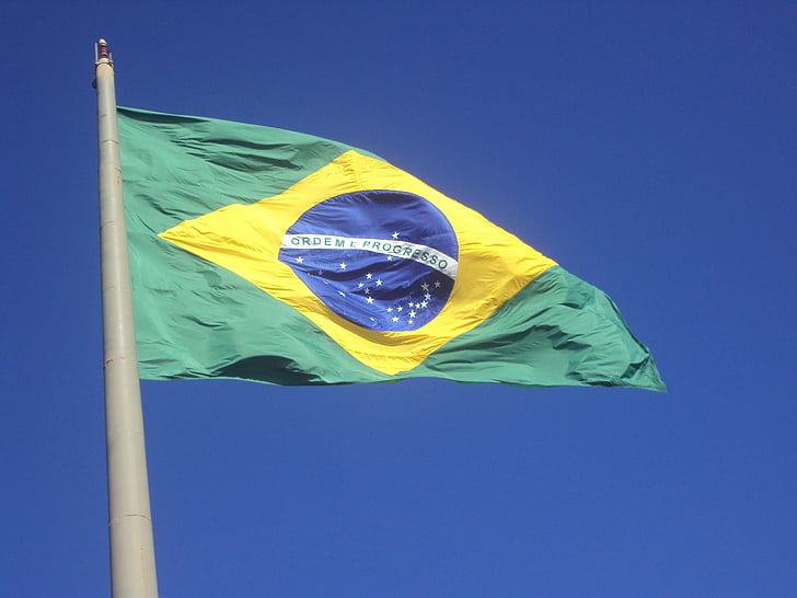 Brasil, Bandera, casa, símbol