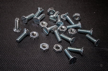 screw, mother, metal, iron, thread, steel, bolt