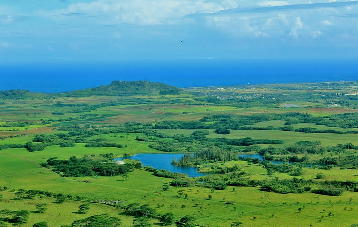 Kauai, Hawaii, landschap, zee, Oceaan, natuur