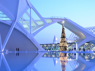Valencia, a város a Művészetek és a tudományok, Spanyolország, város, turizmus, Landmark, építészet