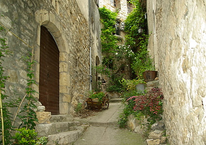 塞文, 车道, 中世纪的村庄, 拱廊