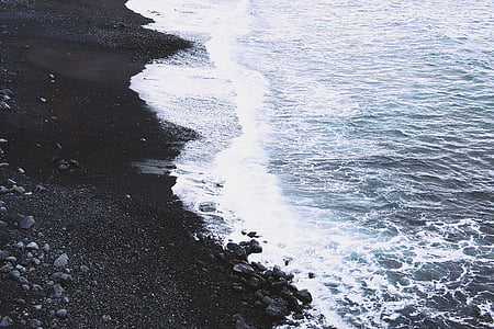 παραλία, Άμμος, βράχια, Ακτή, Ακτή, κύματα, νερό