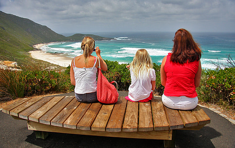Ausztrália, Indiai-óceán, Nyugat-Ausztrália, Beach, az emberek, hullámok, óceán