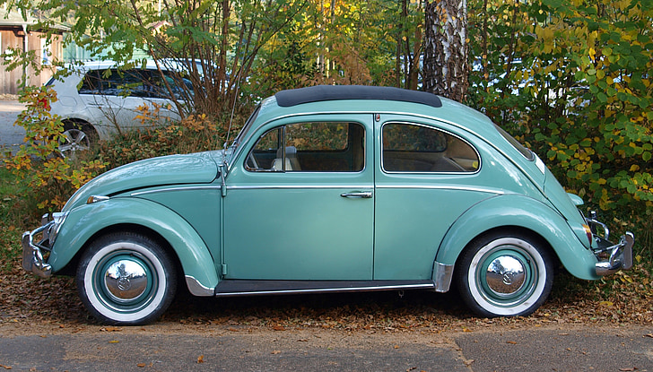 VW beetle, VW, Oldtimer, Volkswagen, vieux, automobile, Beetle