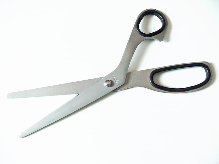 scissors, household scissors, sharp, cut, section, tinker, bastel hour