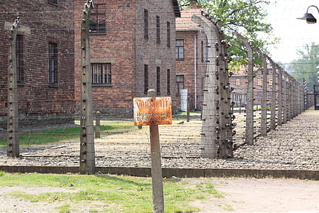 Auschwitz, ograje, Poloni, nacizma, ulica, stari