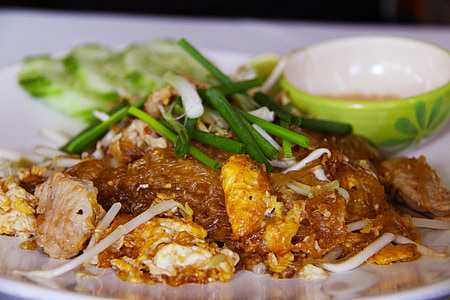 Yummy, heerlijke, Restaurant, ei, vlees, voedsel, Thais eten