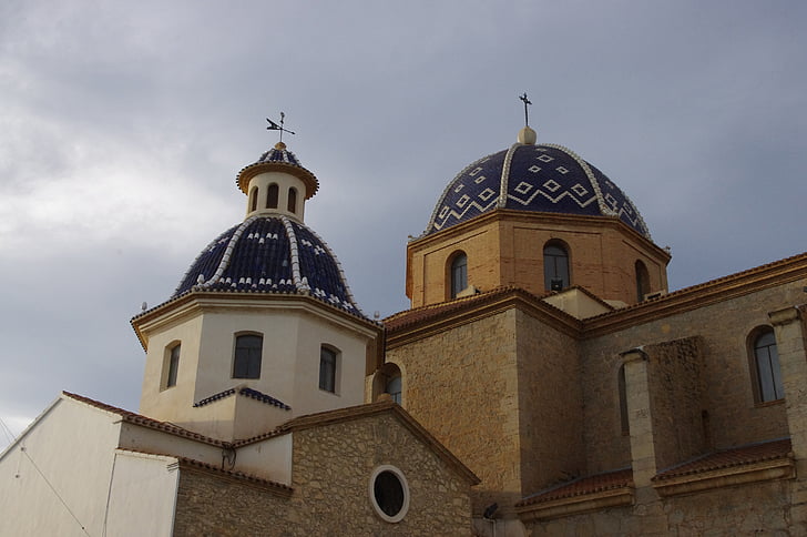 Altea, kerk, monument, het platform, Alicante, Christendom, Kathedraal