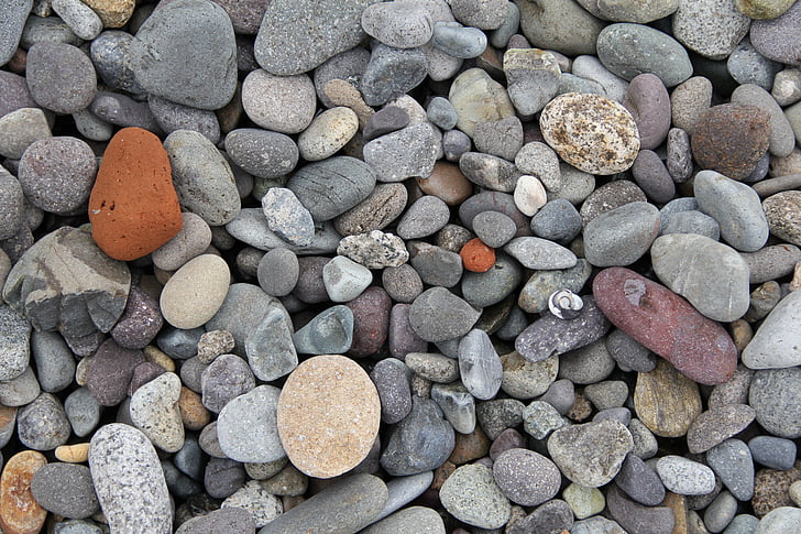 pebbles, beach, stones, coastline, seaside, shore, relaxation