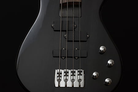 guitar, Bass, nhạc cụ, màu đen, bằng điện, âm nhạc, Rock