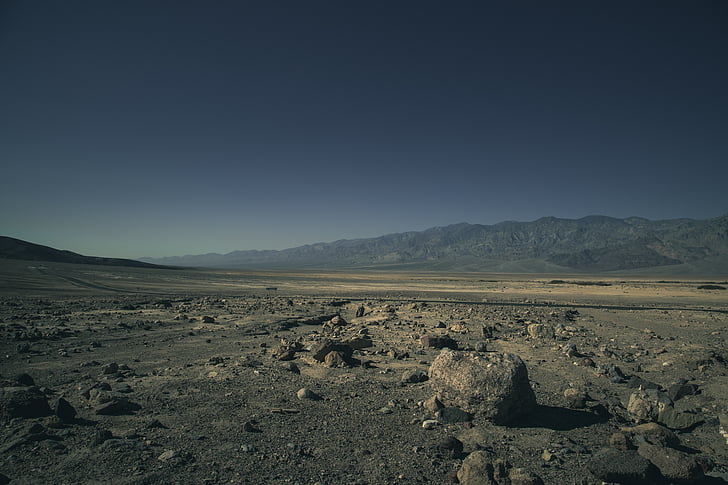 gray, stone, dessert, hill, dry, arid, landscape
