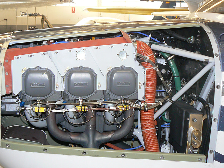 motor, avión, volar