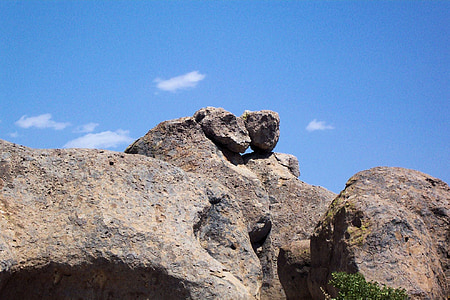 formation rocheuse, rocher du singe, montagne, roches