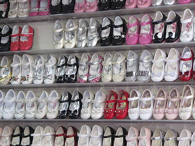 Dětská obuv, boty, textura, vzor, boty, móda, obchod