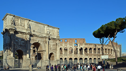 Itália, Roma, arco de Constantino