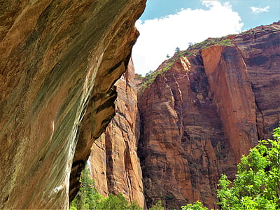cliff face, utah, hiking, mountain, geological
