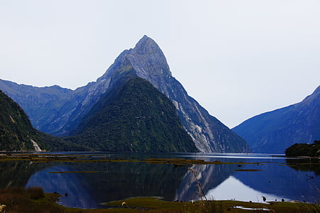 milford sound, new zealand, lord who rings, hobbit, waterfall, water