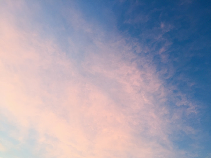 blue, sky, clouds, nature