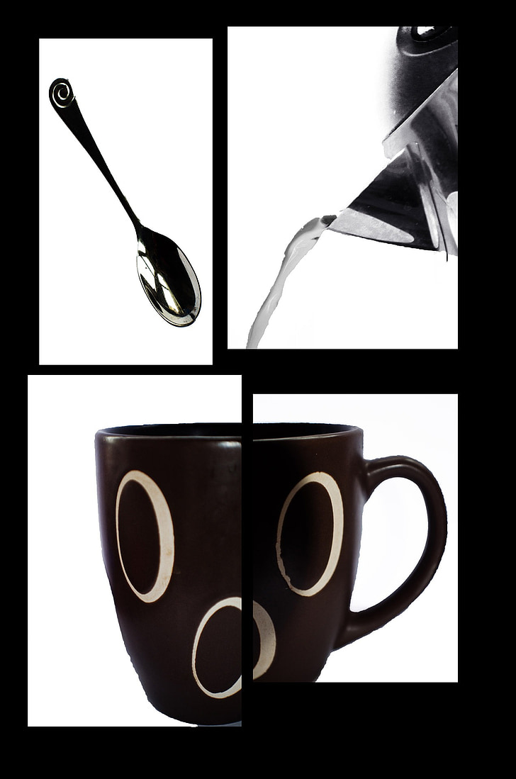 koffie, drankje, thee, hot pot, water, pot, lepel