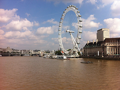 Лондонското око, Лондон, Темза