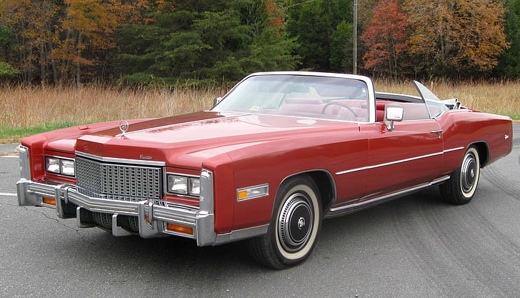 Cadillac, Eldorado, Vintage, 1976, Kabriolet, samochodowe, samochód