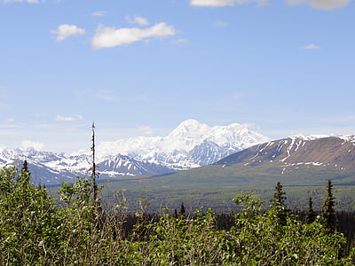 Gunung mckinley, Gunung, Alaska, Denali