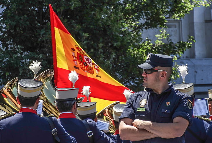 Parada, Osłona, wojskowe, w formacji, jednolite, Honor guard, Służba wojskowa