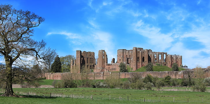 Castelo, Kenilworth, velho, medieval, Inglaterra, Warwickshire, Reino Unido