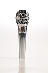 microphone, mic, silver, talk, comedy, stand-up, speech
