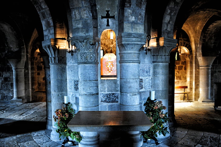 olmaria Germigny, Cripta, Francia, Basilica, religione