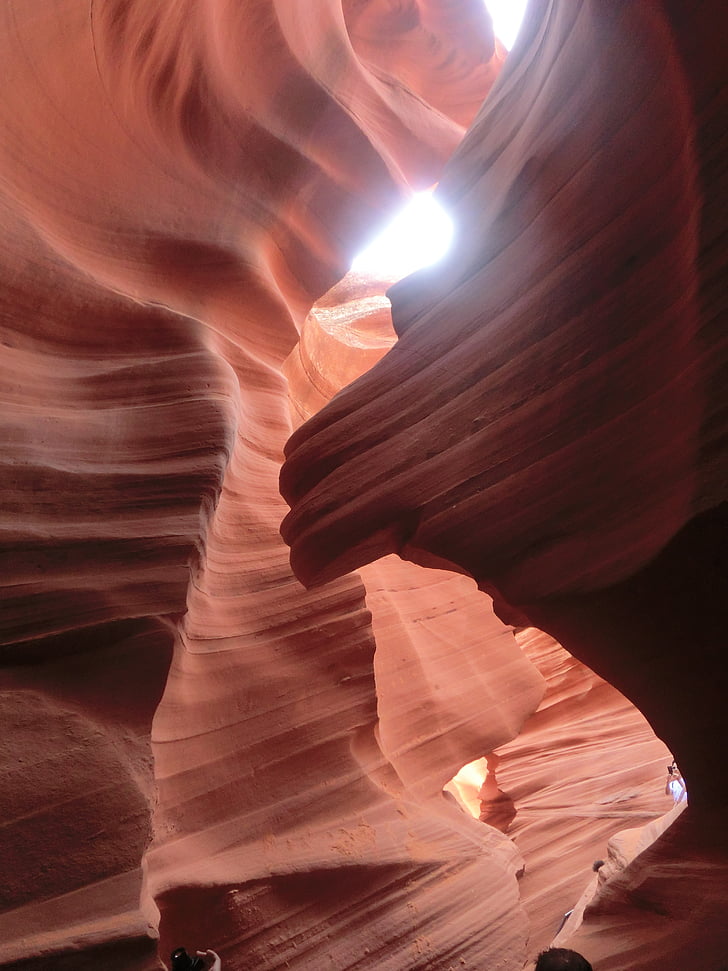 Antelope canyon, Аризона, САЩ, пясъчник, рок, светлина, цвят