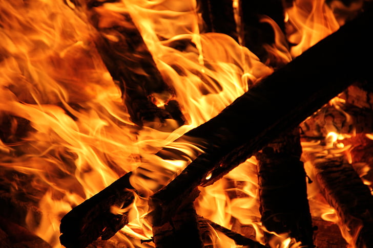 φωτιά, πυρών προσκόπων, φλόγα, θερμότητας