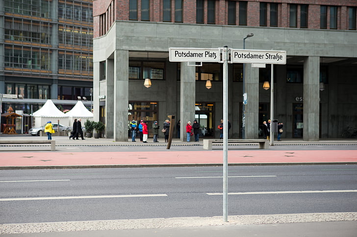 Berlynas, gatvių pavadinimų kaita, konsultavimo, Potsdamo aikštė, Potsdamer Straße, kelių, Pėstieji